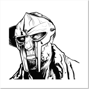 MF Doom drawing Posters and Art